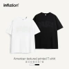 INF Men's Wear: American foam printed T-shirt for Spring/Summer 2024, a trendy streetwear loose short-sleeved men's collection Application Scenario